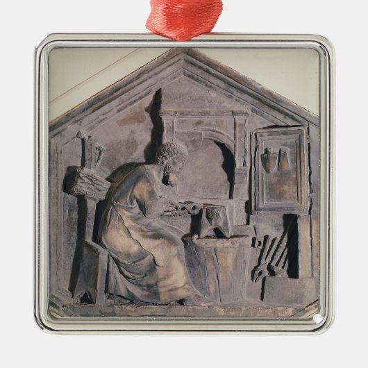 鍛造材、六角形の装飾的の芸術 メタルオーナメント (正面)