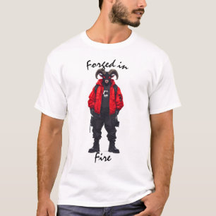 鍛造inファイアウォリアタクティカルギアTシャツ Tシャツ