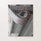 鍛錬鉄の手すり雨滴ニューヨーク市NYC ジグソーパズル (縦)