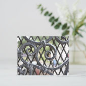 鍛錬鉄ゲート上西側ニューヨークNYC ポストカード (スタンド正面)