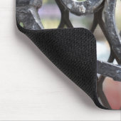 鍛錬鉄ゲート上西側ニューヨークNYC マウスパッド (コーナー)