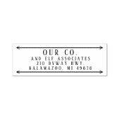 鍛錬鉄バーのアドレス セルフインキングスタンプ (デザイン)