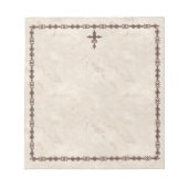 鍛錬鉄十字架 ノートパッド (正面)