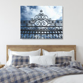 鍛錬鉄製ゲート3パネルキャンバス キャンバスプリント (インサイチュ (寝室))