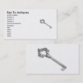 鍵からアンティークアンティーク市場 名刺 (正面/裏面)