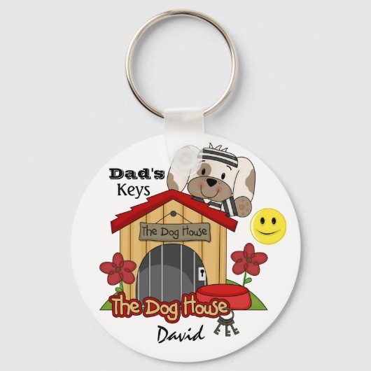 鍵からドッグハウス – SRF キーホルダー (正面)