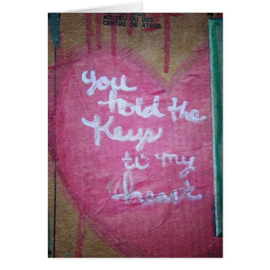 鍵からハート混合メディア (正面)