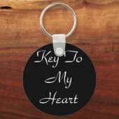 鍵からハート キーホルダー (正面)