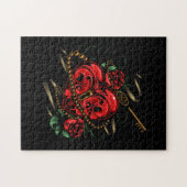 鍵からハート ジグソーパズル (横)