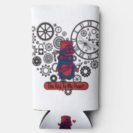 鍵からハート スリム缶クーラー