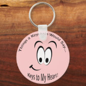 鍵からハートLtキーチェーン キーホルダー (正面)