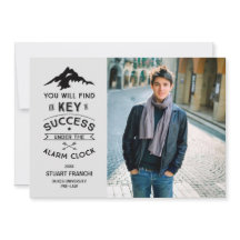 鍵から合格ユーモアのある招待状