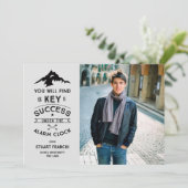 鍵から合格ユーモアのある招待状 招待状 (スタンド正面)