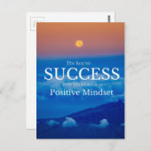 鍵から成功への感動的引用文 ポストカード (正面/裏面)