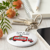 鍵から新しい家、ガレージ、ストレージ キーホルダー (側面)