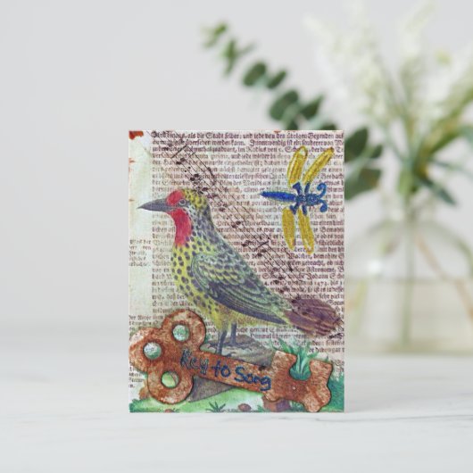 鍵から曲 ポストカード (スタンド正面)