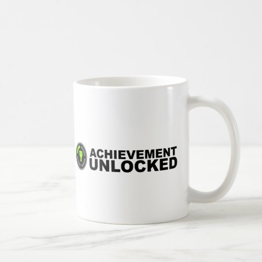 鍵が開く達成 コーヒーマグカップ (右)