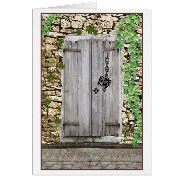 鍵としてどの音楽クレフ、音符記号が神秘的なドアに合うか (正面)