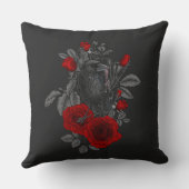 鍵とバラ クッション (裏面)