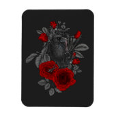 鍵とバラ マグネット (縦)