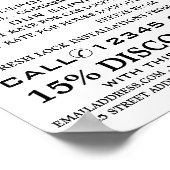 鍵と南京錠、ロックスミス広告ズ ポスター (角)