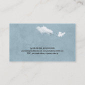 鍵と市の建物-実在エステート名刺 名刺 (裏面)