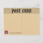 鍵と結婚アドバイス日付はがきを保存 アドバイスカード (裏面)