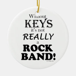 鍵なし – Rock Band セラミックオーナメント