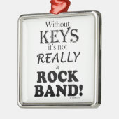 鍵なし – Rock Band メタルオーナメント (左)