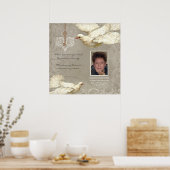 鍵に私のハートのDove死別記念碑 ポスター (キッチン)