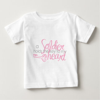鍵のハート ベビーTシャツ