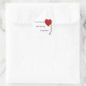 鍵のハート ラウンドシール (バッグ)