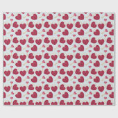 鍵のハート ラッピングペーパー (フラット)