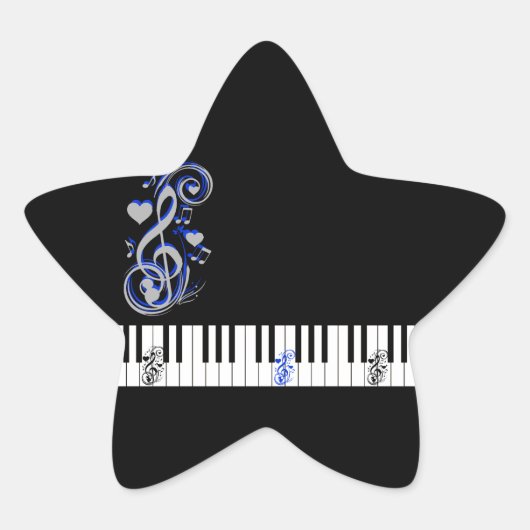 鍵の愛_ 星シール (正面)