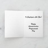 鍵の成功への管理プロフェッショナル日 カード (内部)