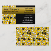 鍵の背景セット 名刺 (正面/裏面)