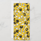 鍵の背景セット 招待状 (裏面)