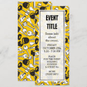 鍵の背景セット 招待状 (正面/裏面)