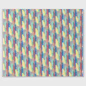 鍵の色の折り返し紙 ラッピングペーパー (フラット)