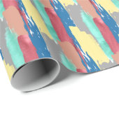 鍵の色の折り返し紙 ラッピングペーパー (ロールコーナー)