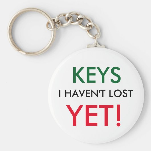 鍵はまだ失ったない – YET キーホルダー (正面)