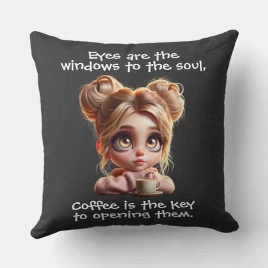 鍵はコーヒー クッション (裏面)