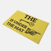 鍵はマット歓迎マットの下にある ドアマット (アングル)