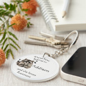 鍵は名前をカスタムするに属するラコオンズキーチェーン キーホルダー (正面右)