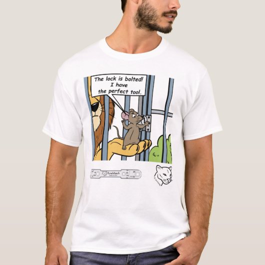 鍵は固定された!私が最適な道具を持っている。 Tシャツ (正面)