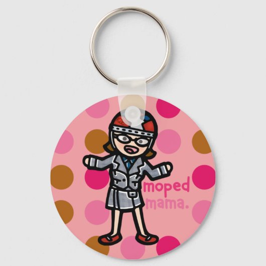 鍵をスクーターに。 キーホルダー (正面)