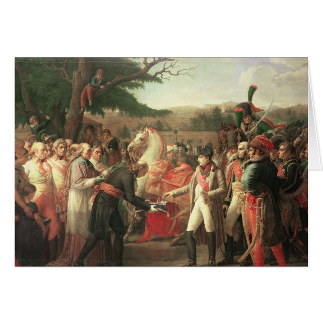 鍵を受け取っているNapoleon Bonaparte (正面横)