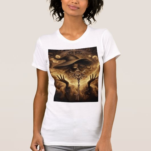 鍵を握る魔女 Tシャツ (正面)