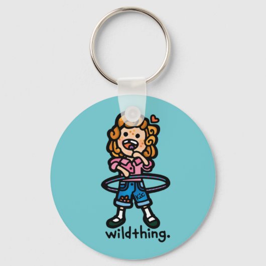 鍵を野生に乗る。 キーホルダー (正面)