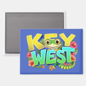 鍵ウェストゲッコフロリダ マグネット (正面/裏面)